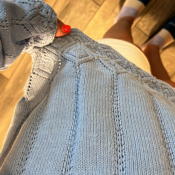 Vintage blue sweater - Picture 4 of 5